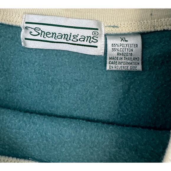 Vintsge 1990s Shenanigans Embroidered Pullover XL Beach Grandma Cottage - Picture 4 of 9